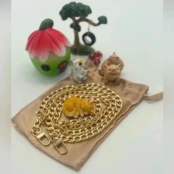 NEW Gold Chain for Wallets/Pouch/Clutch about 47” inches long - Picture 3 of 4